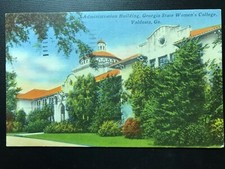 Vintage Postcard 1953 Georgia State Women's College,Admin Building, Valdosta, GA
