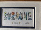 Name Suzanne Art Hawaii Waikiki Matted Dolphin Flamingo Gift Tropical Picture — photo 2