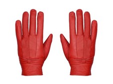 Ladies Women Soft Sheepskin Real 100% Leather Gloves with lining Driving Winter 