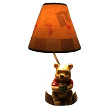 Winnie The Pooh 1977 Lamp Dolly Toy Co Made In USA Complete Lamp With Shade