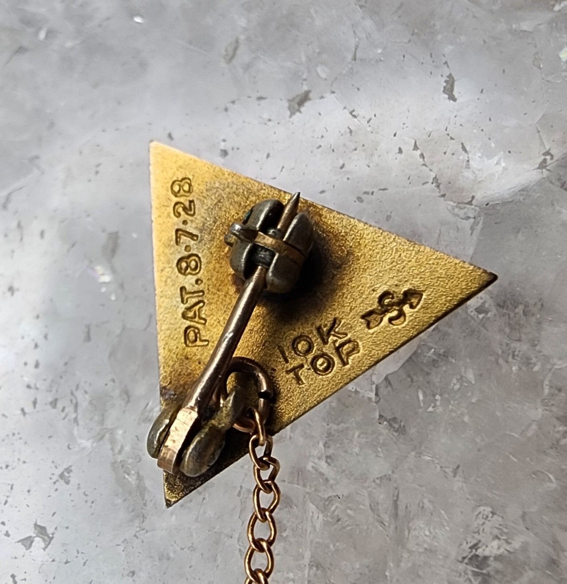 10k Gold IYOB Job's Daughter Masonic 1/2