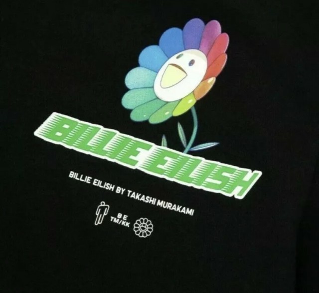 billie eilish x takashi murakami t shirt