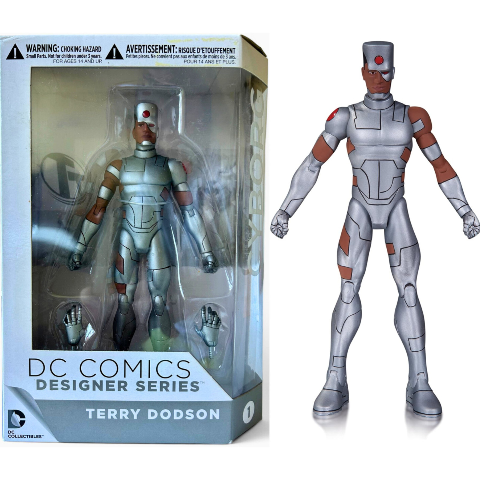 Figurine Cyborg DC Comics Designer Series Décoration de Bureau et Étagère Geek