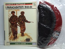 LOTTO 2 PZ. ESERCI. E BATTAGLIE N.16 I PARACADUTISTI + BASCO S.A.S. RIPRODUZIONE