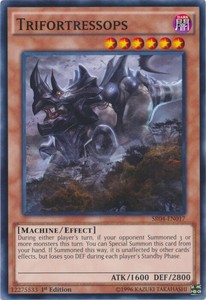 Trifortressops - SR04-EN017 - Common - 1st Edition x3 - Near Mint