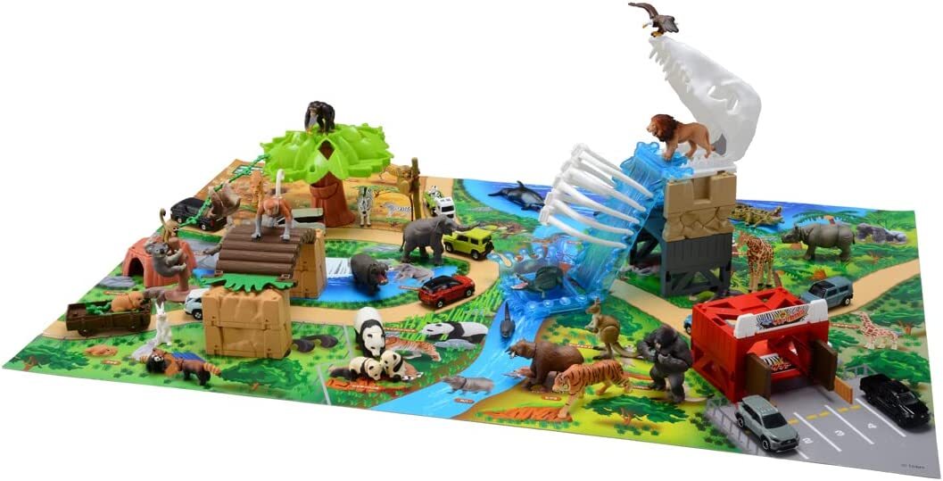 TAKARA TOMY Ania Freely Recombine! Safari Zoo (Special Tomica