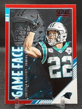 CHRISTIAN MCCAFFREY 2020 SCORE GAME FACE RED PANTHERS STANFORD CARDINAL G1