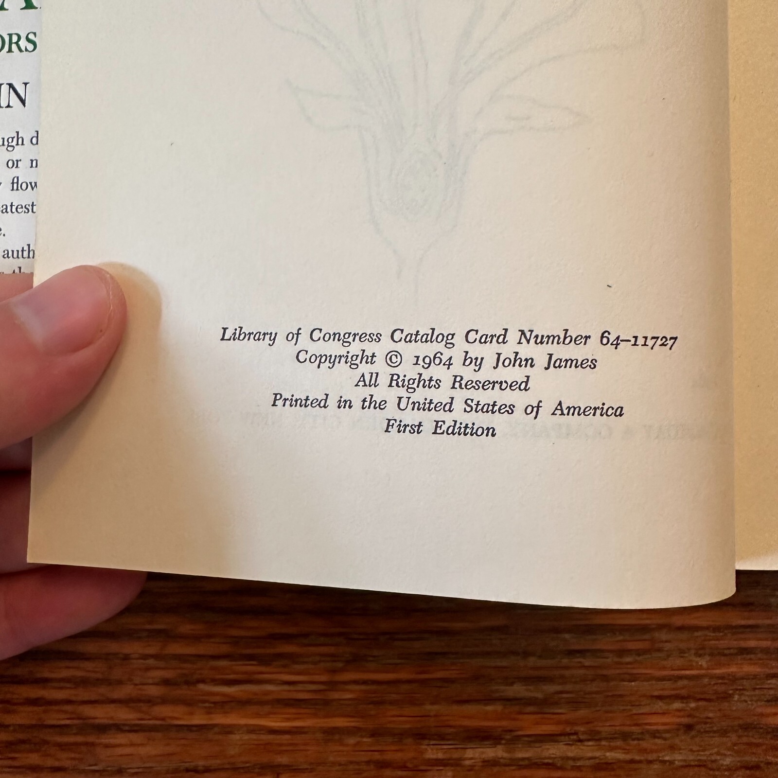 Create New Flowers and Plants by John James 1966 1st Ed Hardcover VERY GOOD