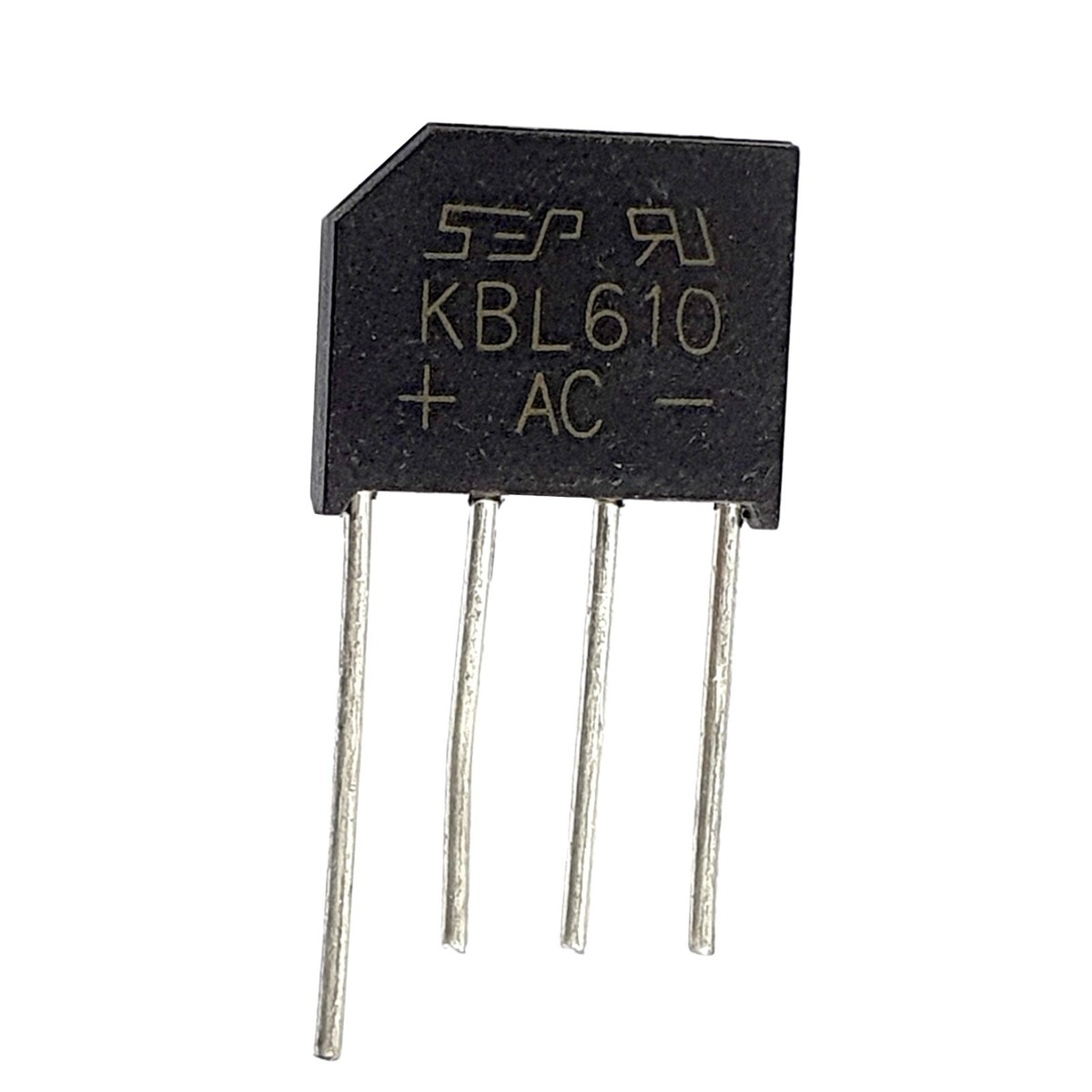 10 Stück Chanzon KBL610 Brückengleichrichter – 6A 1000V, SIP-4, Einphasig, Vollwellen, Siliziumdiode Für Leiterplatten