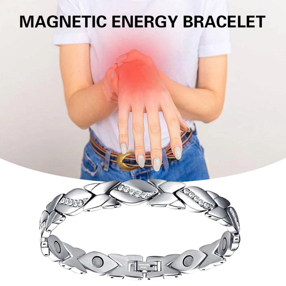Bracciale Magnetico Foglie con 3500 Magneti Gauss Rame Puro per San Valentino