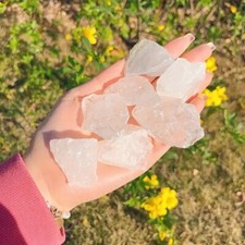 Rough Raw Clear Quartz Chunks Mineral Rocks Healing Grounding Crystal Gift 1pcs