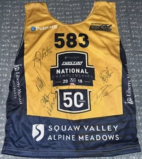 US Ski Team Racing National Championships Bib Jersey Liberty Mutual Signed #583
