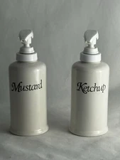 PFALTZGRAFF Ketchup and Mustard Pump Dispenser Set Condiment Dispensers USA