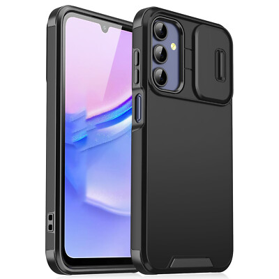 For Samsung Galaxy A15 A16 A25 A35 A36 A56 5G Shockproof Slide Camera Case Cover