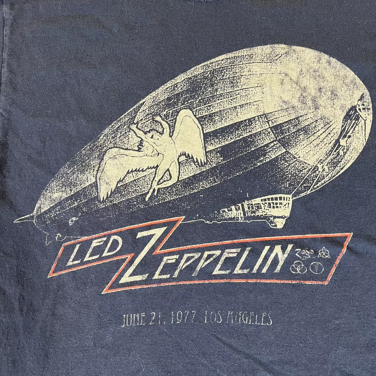 Led Zeppelin US Tour 1977 T Shirt Medium Vintage 2011 Myth Gem 2