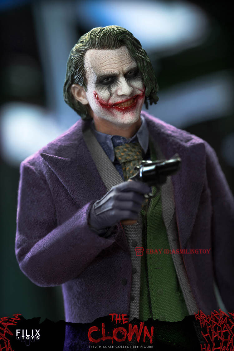 Filix Toys FX004 The Clown Heath Ledger Joker 1/12 Action Figure