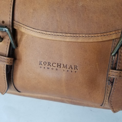 KORCHMAR - Lewis - Luxus klassischer Lederrucksack - braun - Bild 7 von 15