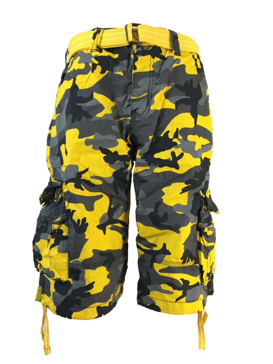 Shorts Uomo Nike Pantaloncini Cargo Mimetici Da Uomo Focus Army - Foto 5