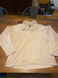 patagonia fleece quarter button