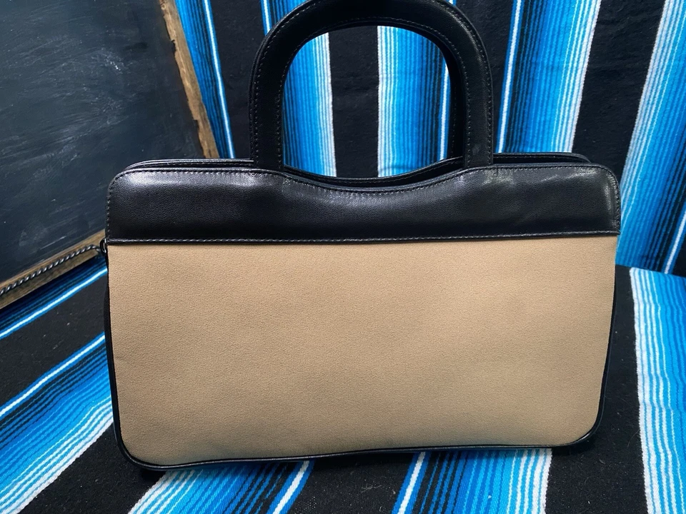 Isabella Fiore Sequin Hand Beaded Large Leather Clutch/Purse Unique & Beautiful. - Image 3 of 4