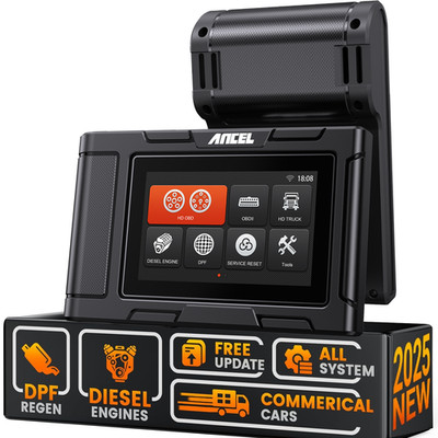 ANCEL HD3300 Pro Commercial Truck Scanner Full System DPF Force Regeneration