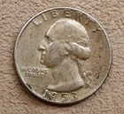 1953-S Washington Quarter Silver Coin
