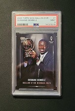 PSA 9 2025 Topps Now Ballon D'Or Winner #1 Ousmane Dembele 001
