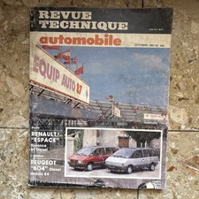 REVUE TECHNIQUE RENAULT ESPACE GTS TSE 2.0 turbo diesel turbo dx Espace 1 2000