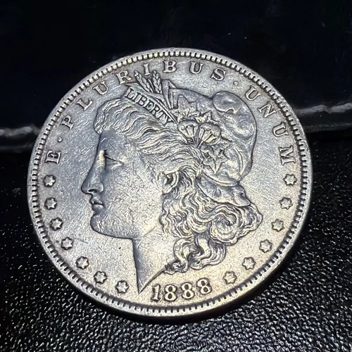 1888-P Morgan Silver Dollar XF/AU Detail Philadelphia Mint Coin-Very Nice