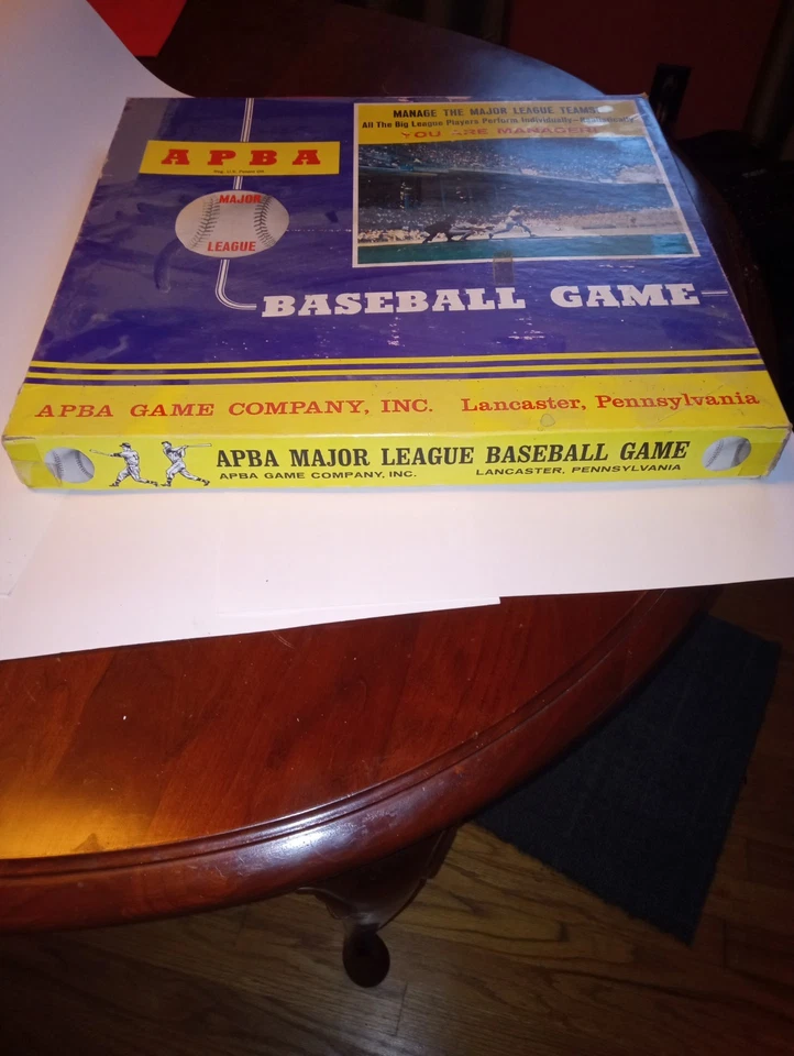 APBA Major League Baseball Board Game Lancaster Pennsylvania - Image 3 of 4