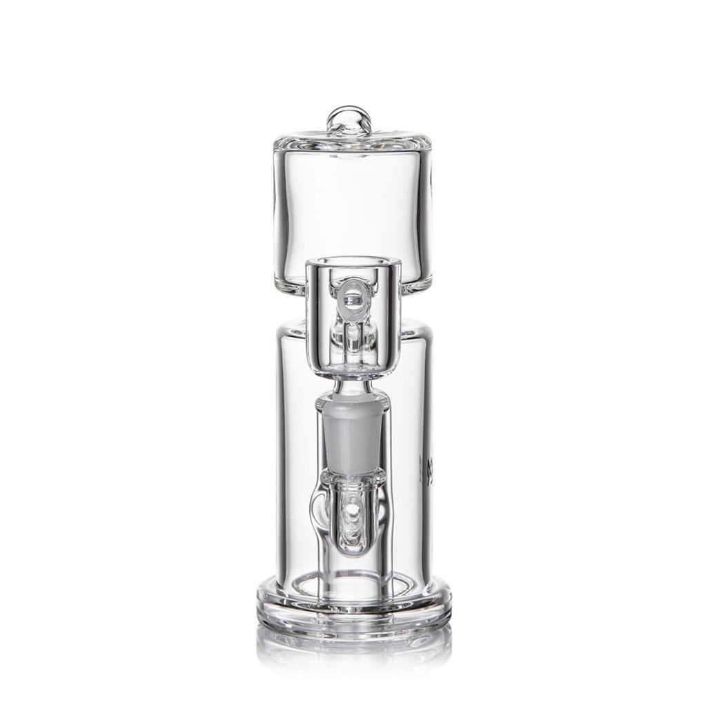 MJ Arsenal COLUMN MINI RIG Water Pipe 5" Clear 10mm Borosilicate Glass MJA