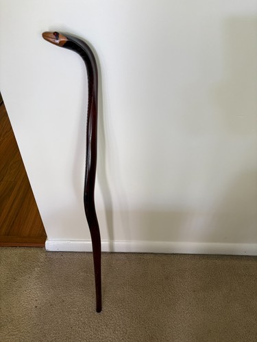 Snake Walking Cane Wooden Walking Stick Handmade Collector cane