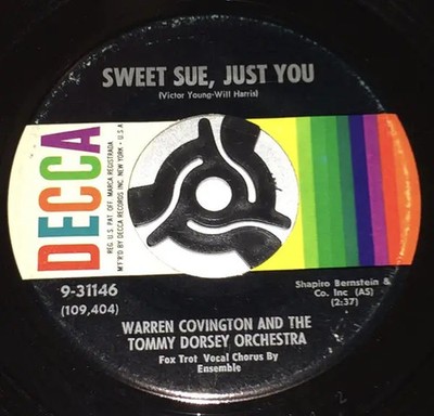 Warren Covington And Tommy Dorsey And His Orchestra Coffees Theme / Sweet Sue