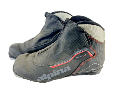 Alpina Touring Nordic Cross Country Ski Boots Size EU42 US9 NNN bindings 3274