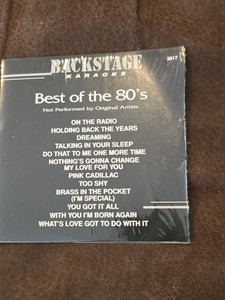 THE BEST OF THE 80's Karaoke CD+G Tracks Backstage #3817