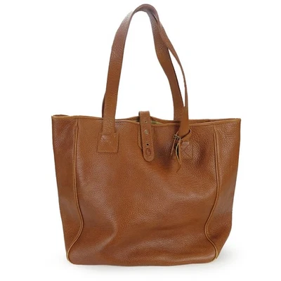 Sac fourre-tout POLO RALPH LAUREN en cuir marron pour femmes sac à bandoulièr... - Photo 1/4