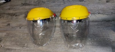 2x Gesichtsschutzschirm Face shield Visier Arbeitsschutz Schutzbrille