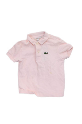 Lacoste Toddlers Short Sleeve Polo Casual T-shirt Pink Size 03