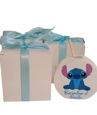 Bomboniera battesimo Compleanno Diffusore Essenze Lilo Stitch Profumatore 8cm