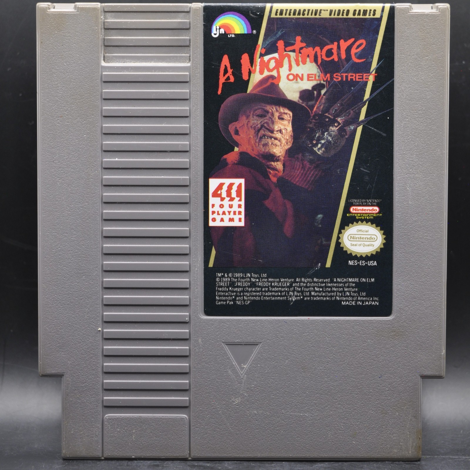 A Nightmare on Elm Street (NES) [Loose] - Back Label Wear