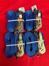 4 Us Cargo Control E-track Ratchet Straps 2 Inch X 20 Foot Heavy Duty Blue