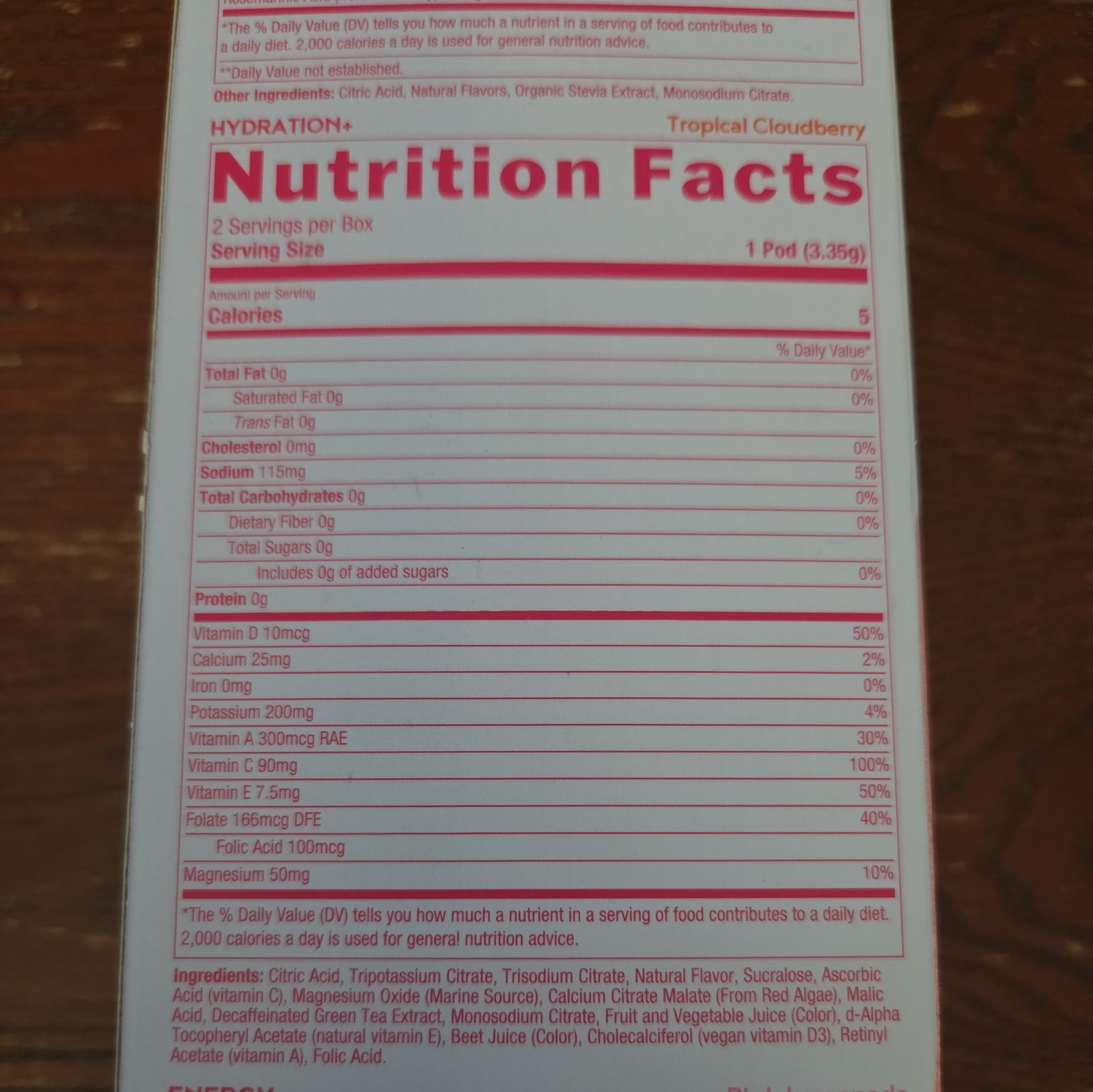 Paris Hilton Vitapod Pool Side Blue Metal Water Bottle. Extra 7 pods. New.