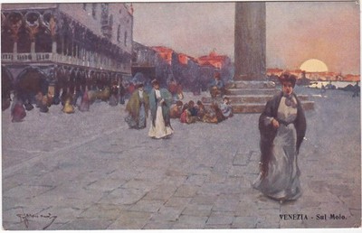 VENICE - ON THE PIER - ILLUSTRATED -57250-