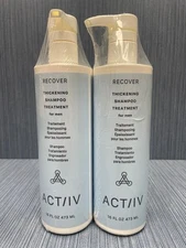 Lot of 2 x ACTiiv Recover Thickening Shampoo Treatment For Men 16 Fl Oz