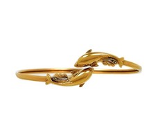 9ct solid gold bangle 8.1g