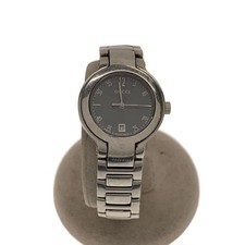 GUCCI◆Quartz watch/analog/--/BLK/SLV/8900L