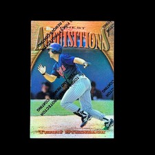 1997 Topps Finest Refractor Terry Steinbach Base Card #241 