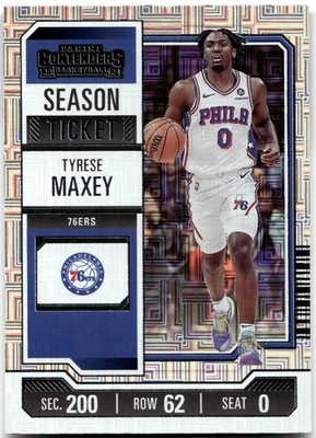 2023-24 Panini Contenders #7 Tyrese Maxey