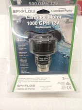 Johnson Pumps 28512 1000 GPH 12V Marine Cartridge Bilge Pump Replacement Motor