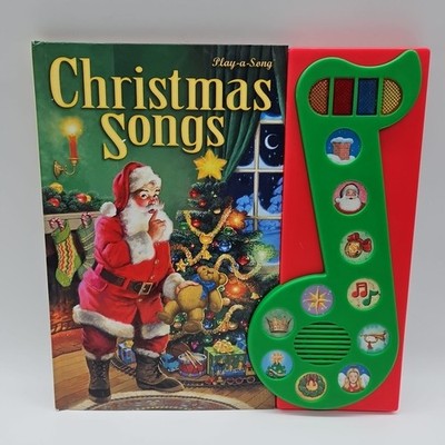 Christmas Songs PLAY-A-SONG Board Harcover Book WORKS